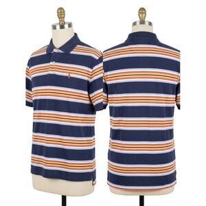 Polo Ralph Lauren Polo Shirt XXL Preppy Vintage Summer Striped Rugby Golf Cotton